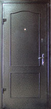 Элитная металлическая дверь: накладной узор Мазонит, полимерное покрытие Антик, Эльбор 1.04.04, Kale 2000