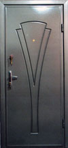 Элитная металлическая дверь: панель МДФ, Эльбор 1.06.02, Kale 2000